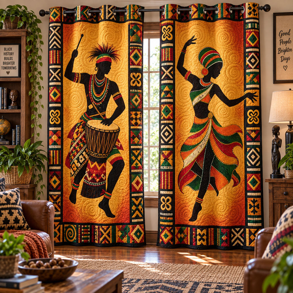 Soul Of Africa Quilted Curtains NCU0PT12131