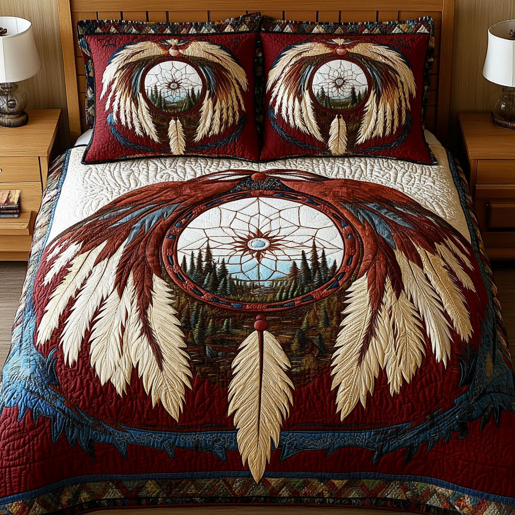 Soul Snare 3-Piece Quilted Bedding Set NCU0PT7402