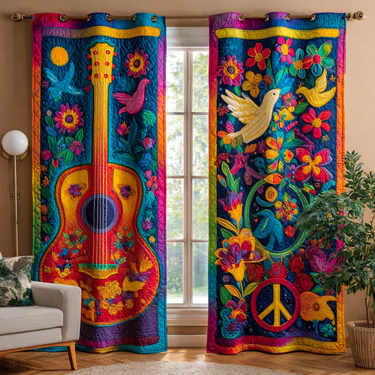 Soul Strings Melody Quilted Curtains NCU0XD1577
