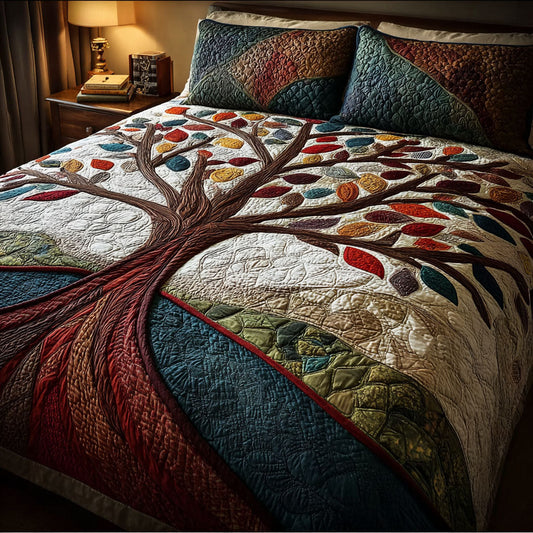 Soul Tree 3-Piece Quilted Bedding Set NCU0DK11921