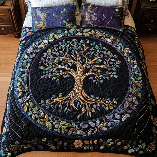 Soul Tree 3-Piece Quilted Bedding Set NCU0NT2673