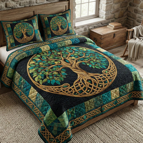 Soul of Nature 3-Piece Quilted Bedding Set NCU0NT12290