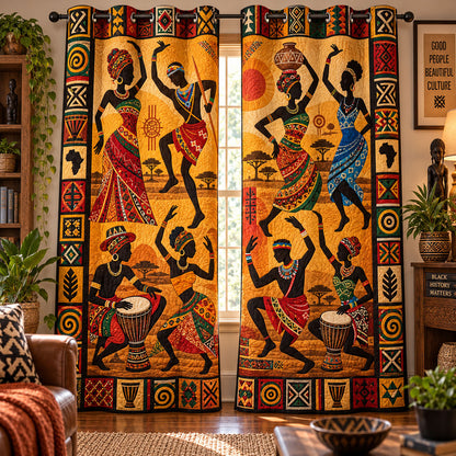Soul of the Savannah Quilted Curtains NCU0PT12107