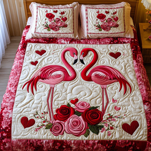 Soulful Pair 3-Piece Quilted Bedding Set NCU0NT2661