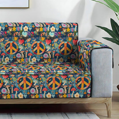 Soulful Peace Quilted Sofa Cover NCU0PT6911