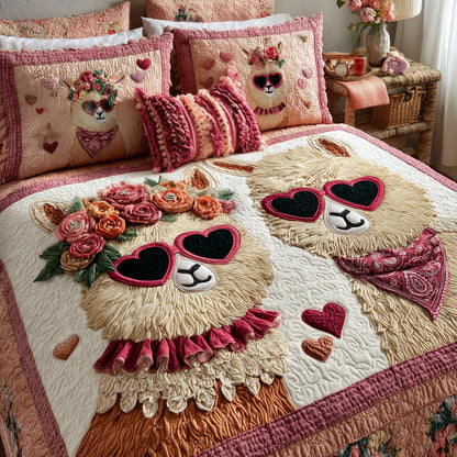 Soulmates Rest 3-Piece Quilted Bedding Set NCU0NT11775