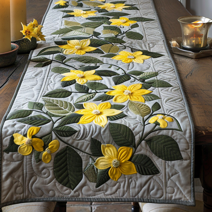 South Caroline Jasmine Quilted Table Runner NCU0DV5378