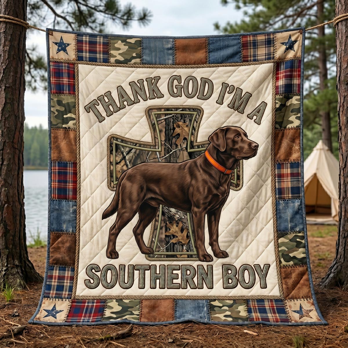 Southern Pride Quilted Blanket NCU0DV9749