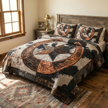 Southern Charm 3-Piece Quilted Bedding Set NCU0NT12785