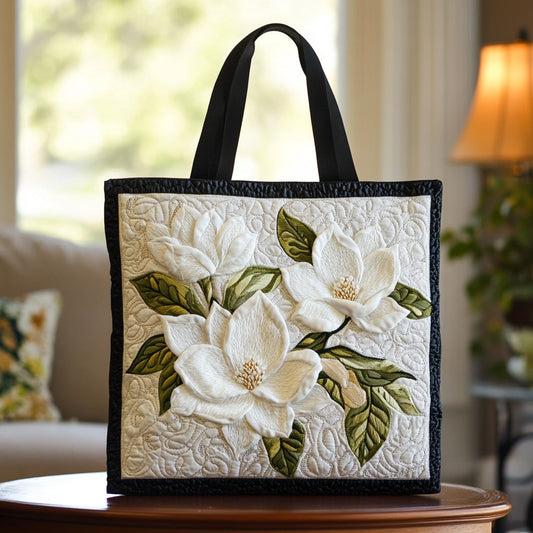 Southern Magnolia Quilted Tote Bag NCU0DV6824