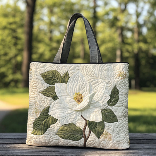 Southern Magnolia Quilted Tote Bag NCU0PT7964