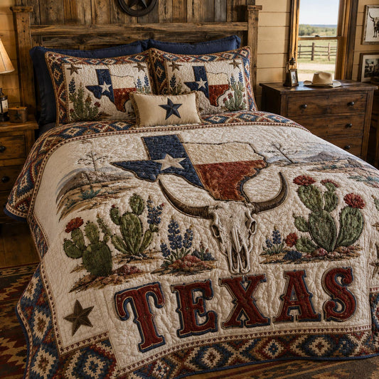 Southern Star Pride 3-Piece Quilted Bedding Set NCU0DV9767