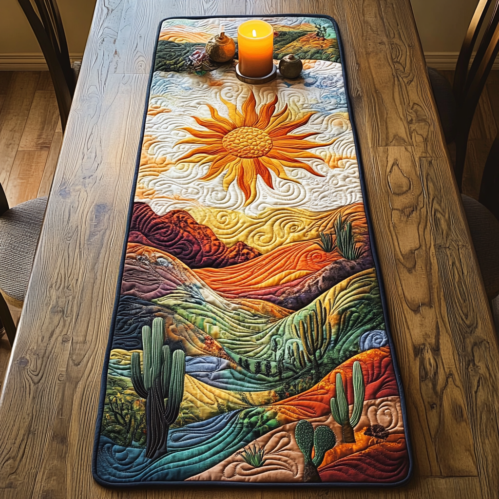 Southwest Dream Quilted Table Runner NCU0VH3413