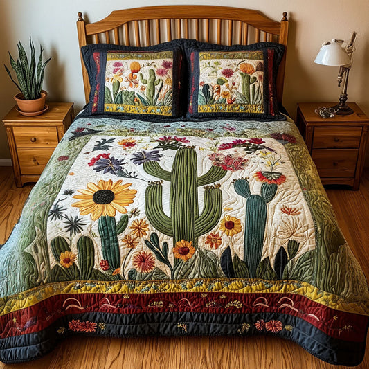 Southwest Essence 3-Piece Quilted Bedding Set NCU0PT2572