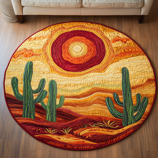 Southwest Spirit Quilted Round Mat NCU0DK5158
