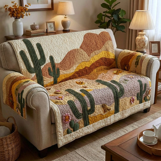 Southwest Sunset Quilted Sofa Cover NCU0DK12081