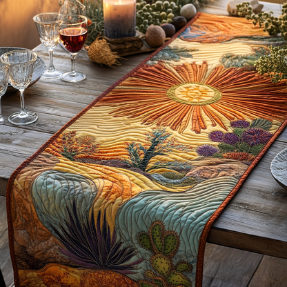 Southwest Sunset Quilted Table Runner NCU0VH3079