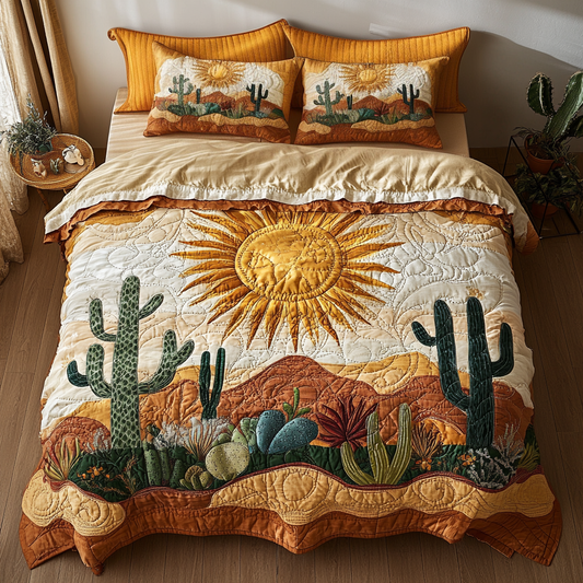 Southwestern Soul 3-Piece Quilted Bedding Set NCU0VH3573