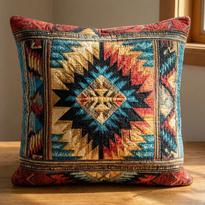 Southwestern Starburst Quilted Pillow Case NCU0XD1830