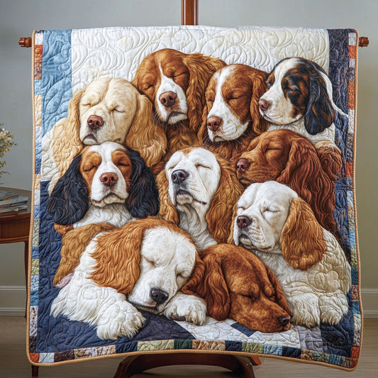 Spaniel Serenity Quilted Blanket NCU0PT1749