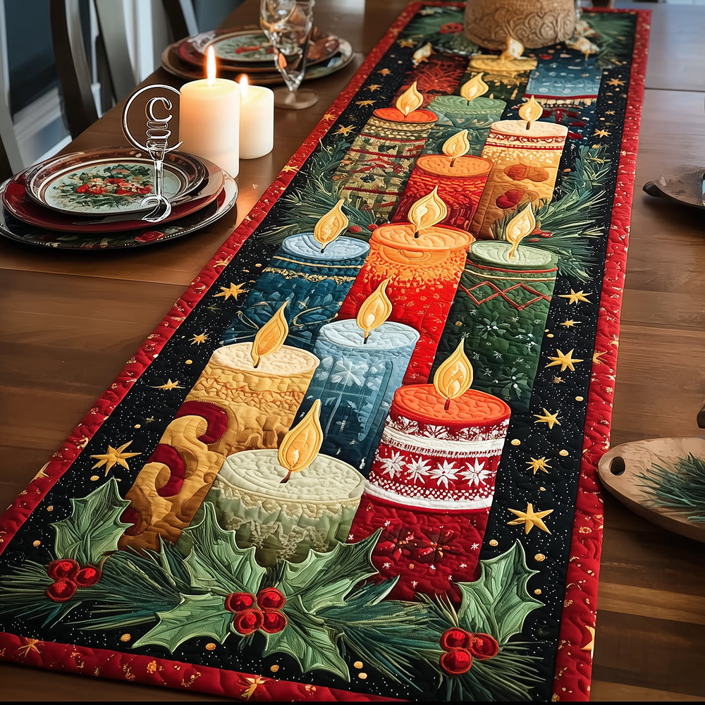 Sparkle Night Quilted Table Runner NCU0TH3367