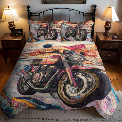 Speed and Style 3-Piece Quilted Bedding Set NCU0PT5710
