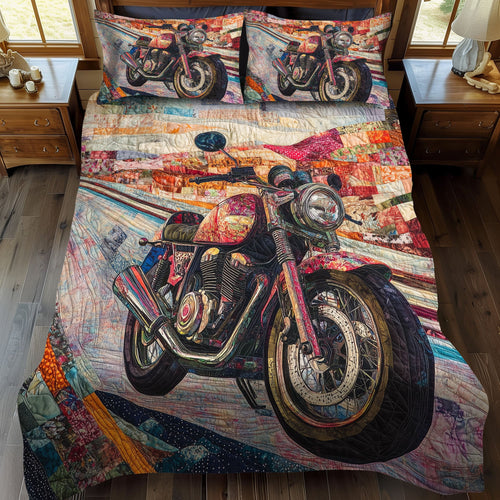 Speed and Style 3-Piece Quilted Bedding Set NCU0PT5710