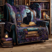 Spellbound Cat Quilted Sofa Cover NCU0PT9947