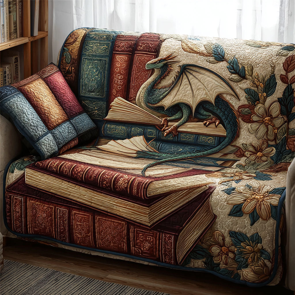 Spellbound Stories Quilted Sofa Cover NCU0PT9741
