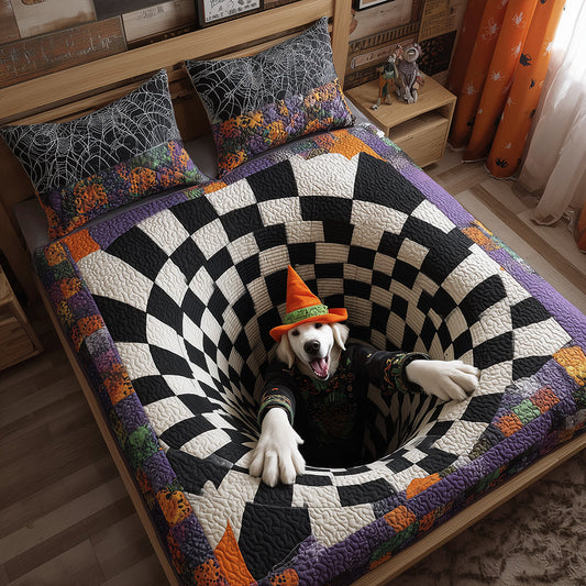 Spells Golden Retriever Quilted Bedding Set NCU0TH3266