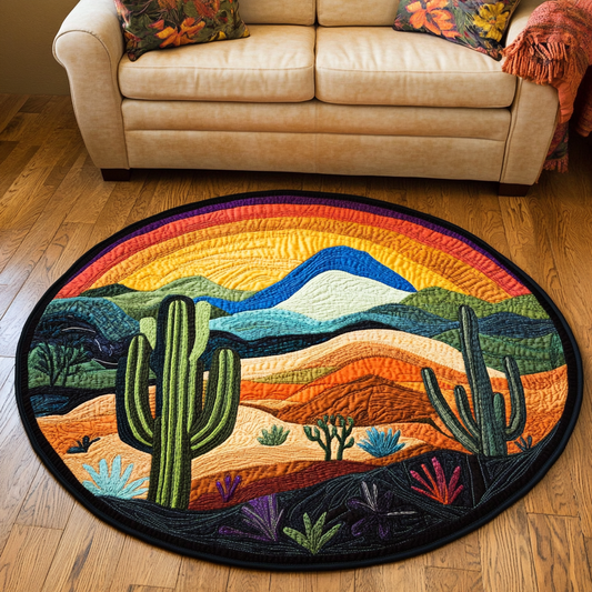 Spiked Serenity Quilted Round Mat NCU0DK6903