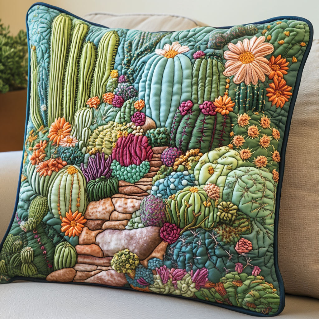 Spiky Beauty Quilted Pillow Case NCU0NT6126