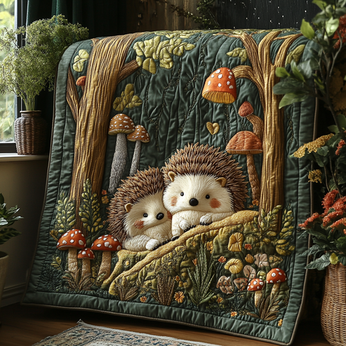 Spiky Sweet Quilted Blanket NCU0DV4007