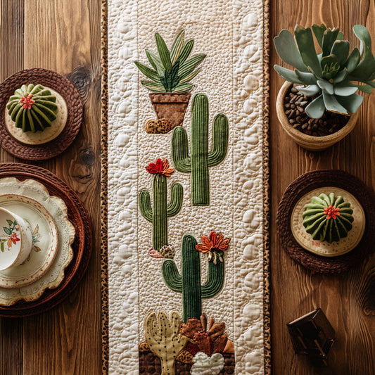 Spiky Sweetheart Quilted Table Runner NCU0PT8839