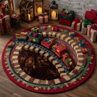 Spiral Express Quilted Round Mat NCU0XD1114
