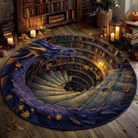 Spiral Watcher Quilted Round Mat NCU0XD1008