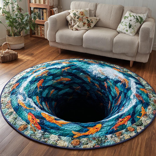 Spiral of the Sea Round Carpet NCU0DV9614
