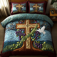 Spirit Anchor 3-Piece Quilted Bedding Set NCU0DK3250