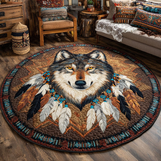 Spirit Howl Quilted Round Mat NCU0TV072