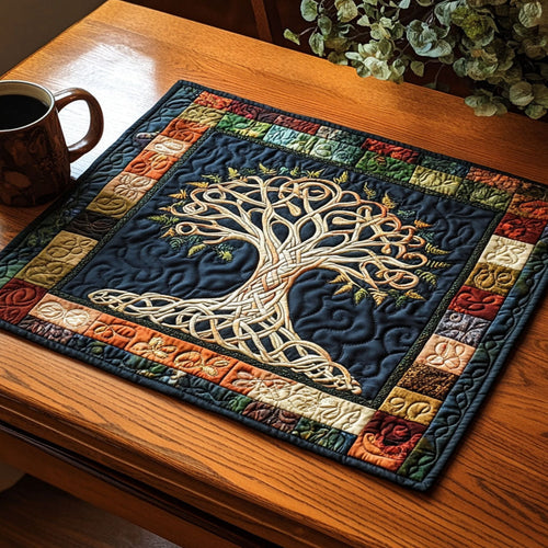 Spirit Leaves Quilted Placemat NCU0NT3048