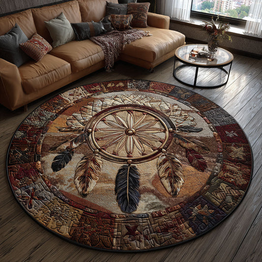 Spirit Net Quilted Round Mat NCU0PT7444