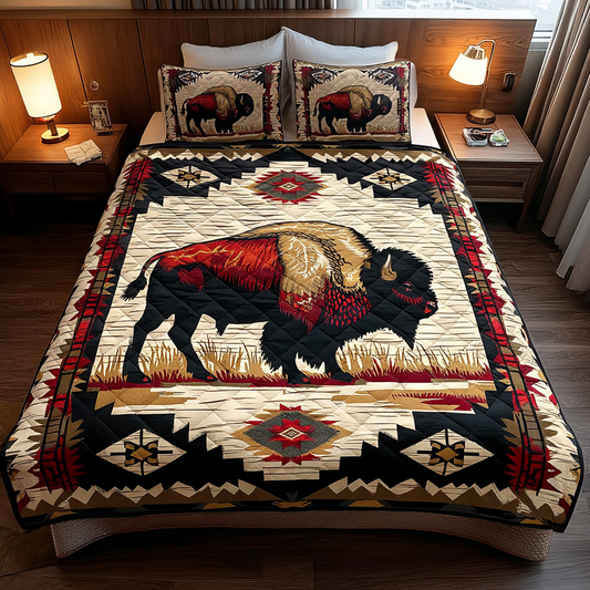 Spirit Path 3-Piece Quilted Bedding Set NCU0DK8308