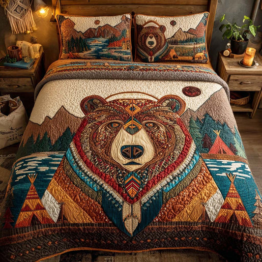 Spirit Paw 3-Piece Quilted Bedding Set NCU0TD200
