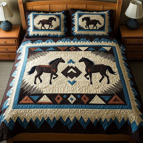 Spirit Rider 3-Piece Quilted Bedding Set NCU0PT3912