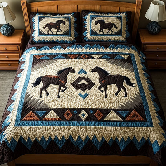 Spirit Rider 3-Piece Quilted Bedding Set NCU0PT3912