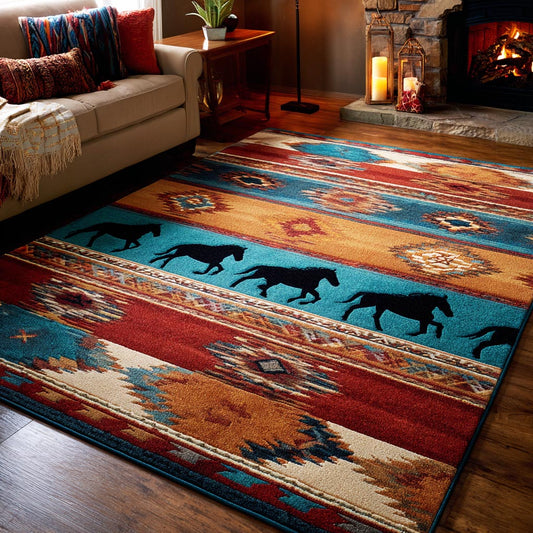 Spirit Stallion Area Rug NCU0TD2452