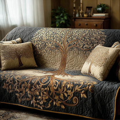 Spirit Tree Quilted Sofa Cover NCU0TD2097