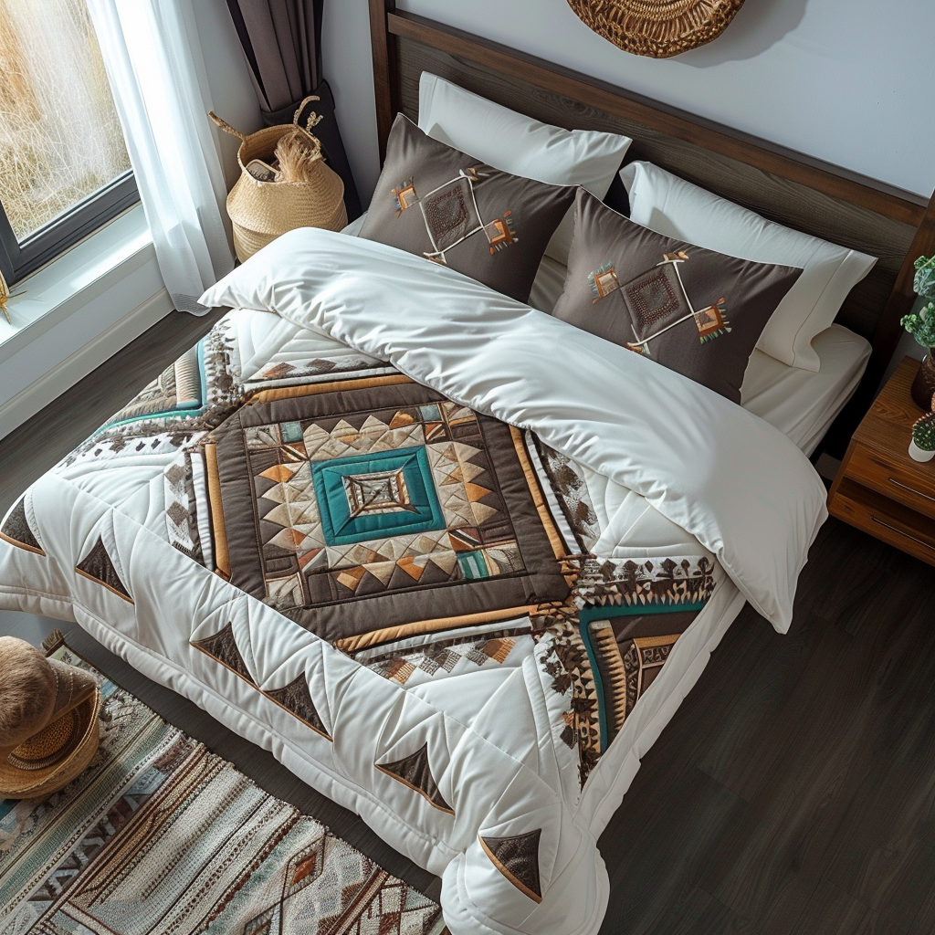 Spirit Weave 3-Piece Quilted Bedding Set NCU0DV3711