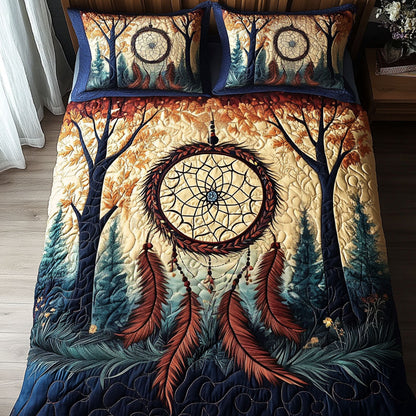 Spirit Weaver 3-Piece Quilted Bedding Set NCU0NT2794