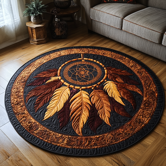 Spirit Weaver Quilted Round Mat NCU0DV3496